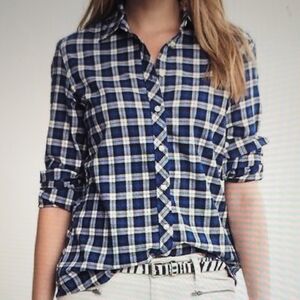 Banana Republic Soft Wash Plaid Shirt